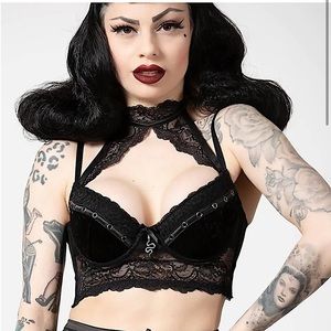 KILLSTAR Mercy Lace Bra NWT, Size XL